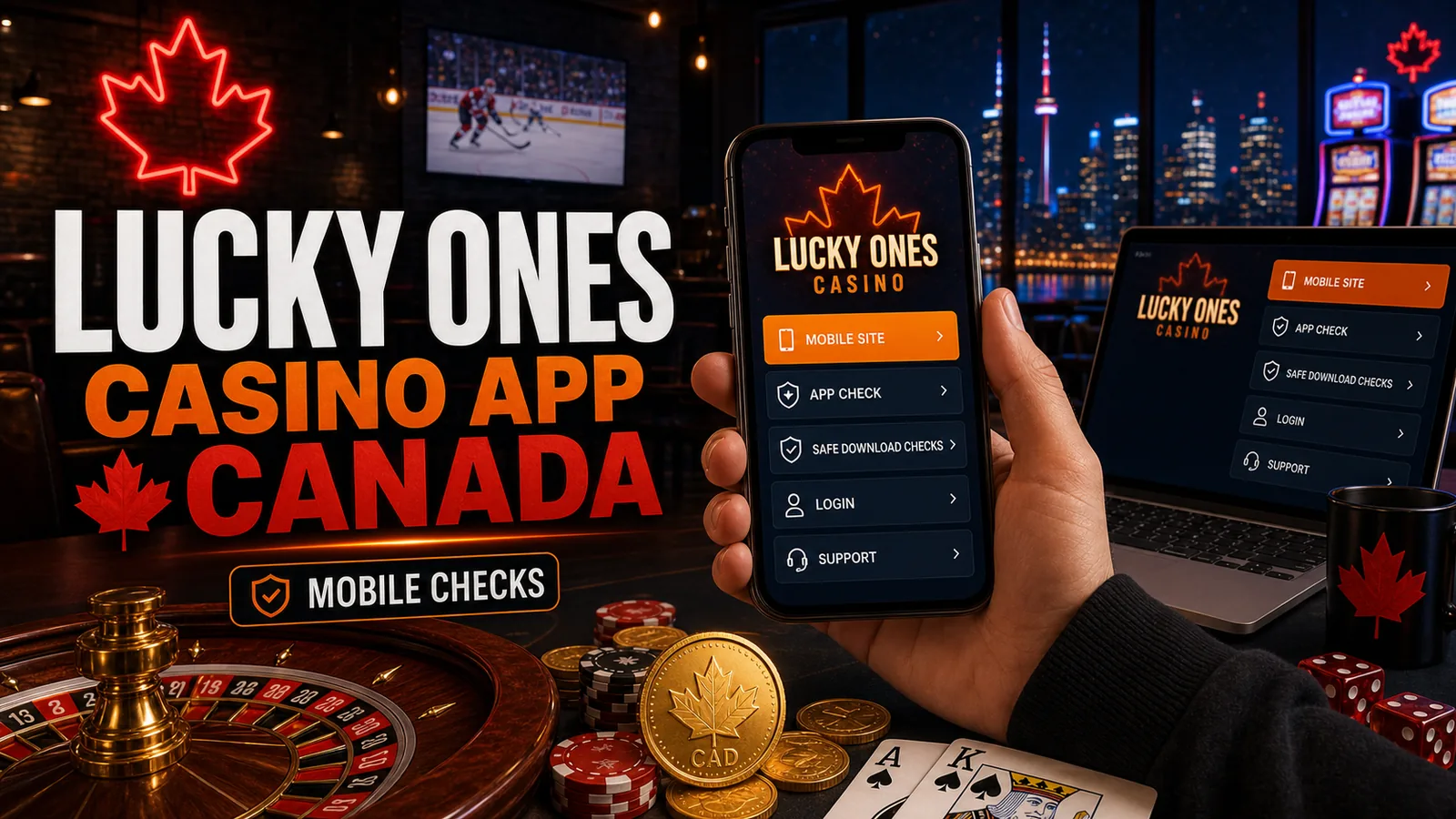Lucky Ones Casino App Canada content banner for Canadian players