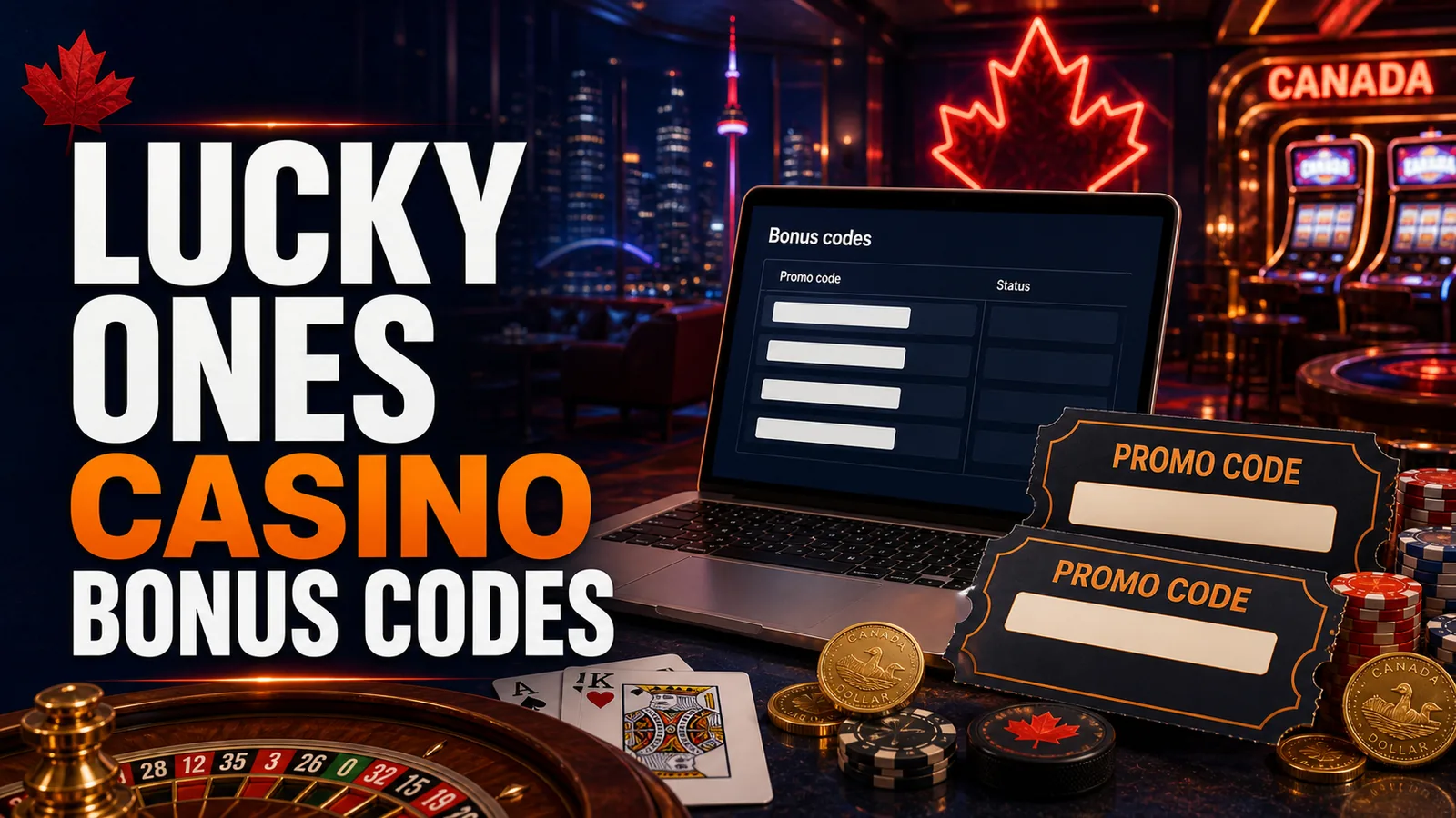Lucky Ones Casino Bonus Codes content banner for Canadian players