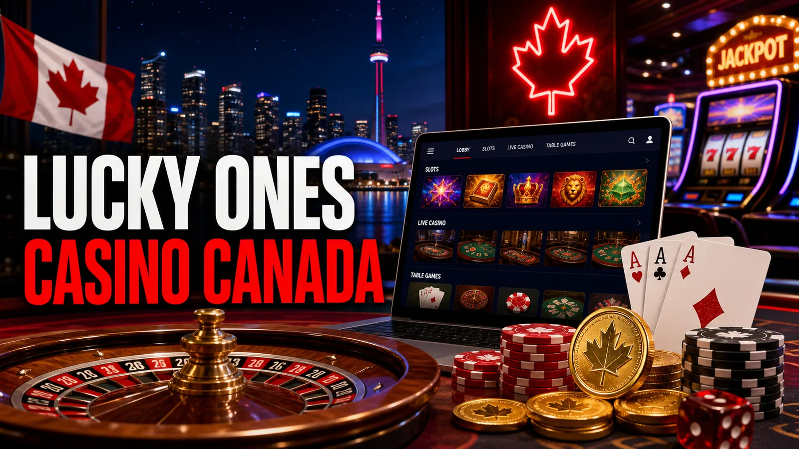 Lucky Ones Casino Canada content banner for Canadian players