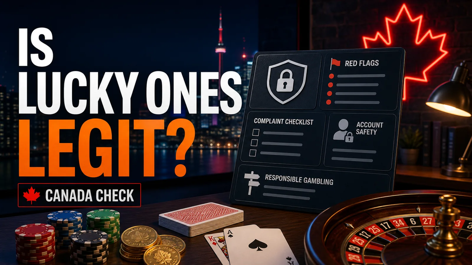 Is Lucky Ones Casino Legit? content banner for Canadian players